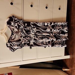 BCX brown and white size medium dress. Worn one time